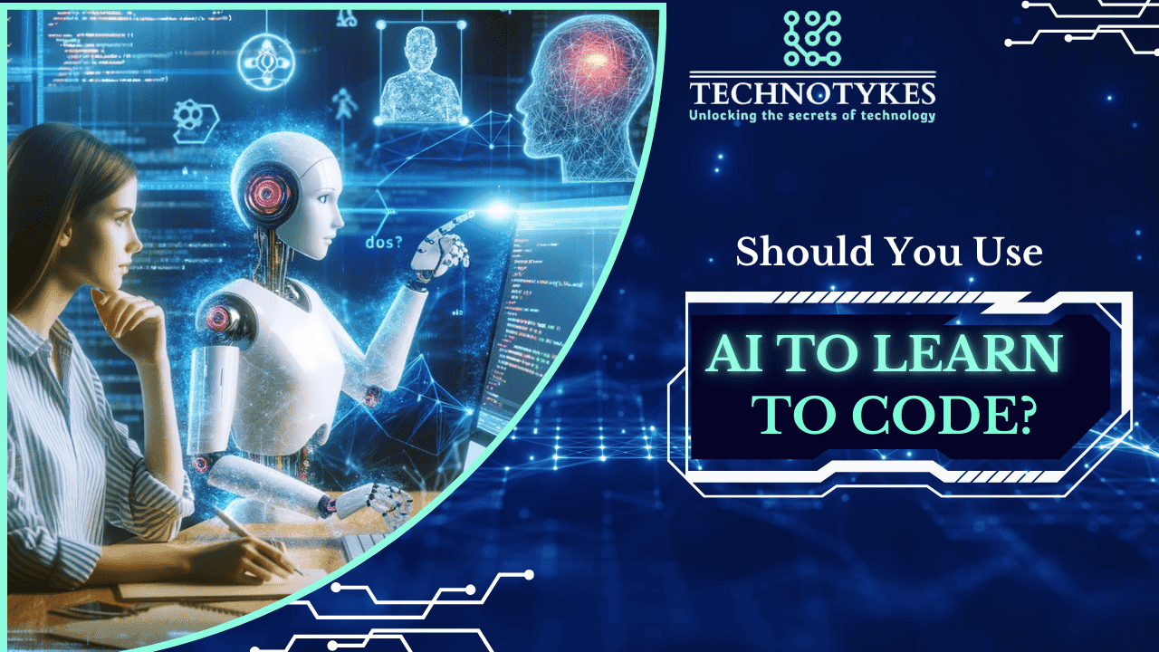 AI-powered robotic assistant teaching kids coding skills at Techno Tykes.